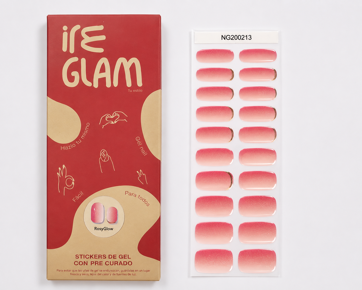 Rosy glow